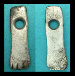 Celtic, Pendent, Silver, Human Foot! c. 5th-3rd Cent BC